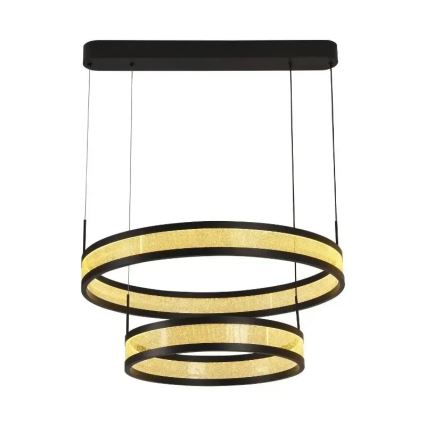 LED Dimmable chandelier on a string LED/70W/230V 3000-6500K black + remote control