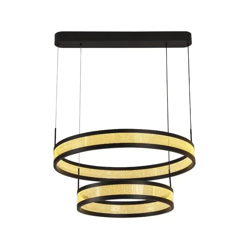 LED Dimmable chandelier on a string LED/70W/230V 3000-6500K black + remote control
