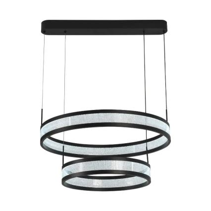 LED Dimmable chandelier on a string LED/70W/230V 3000-6500K black + remote control