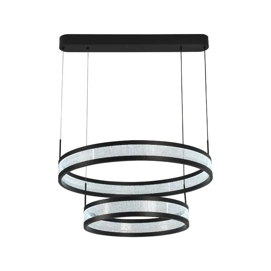 LED Dimmable chandelier on a string LED/70W/230V 3000-6500K black + remote control