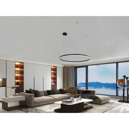 LED Dimmable chandelier on a string LED/72W/230V 3000-6500K d. 100 cm + remote control