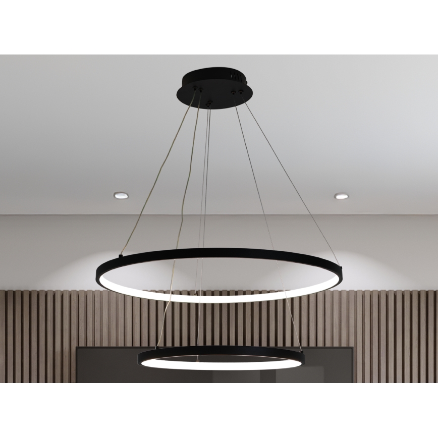 LED Dimmable chandelier on a string LED/75W/230V 3000-6500K d. 60 cm + remote control