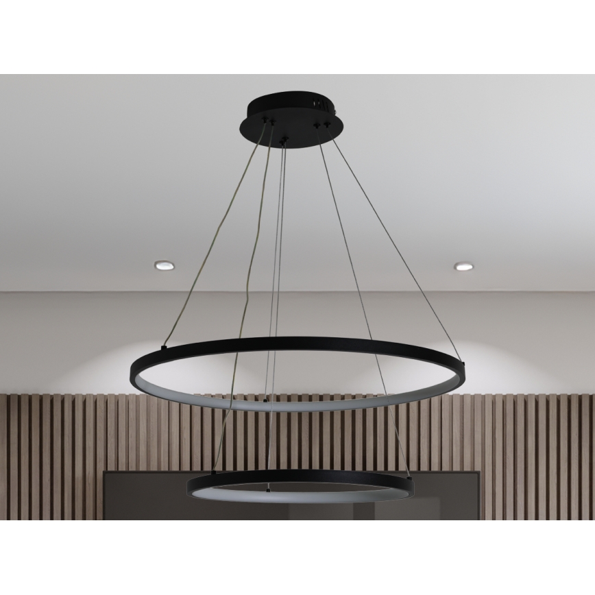 LED Dimmable chandelier on a string LED/75W/230V 3000-6500K d. 60 cm + remote control