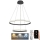 LED Dimmable chandelier on a string LED/75W/230V 3000-6500K + remote control