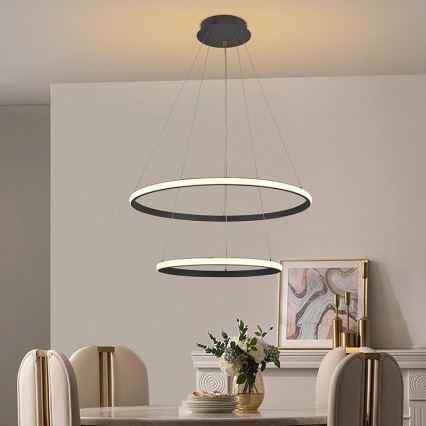 LED Dimmable chandelier on a string LED/75W/230V 3000-6500K + remote control