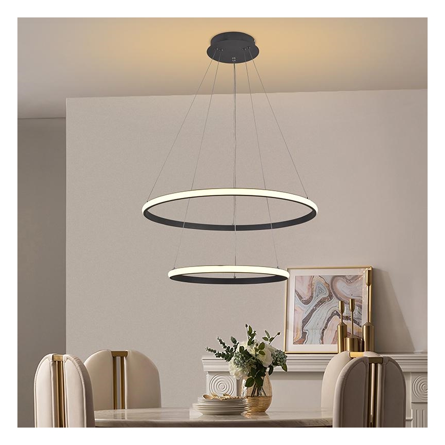 LED Dimmable chandelier on a string LED/75W/230V 3000-6500K + remote control