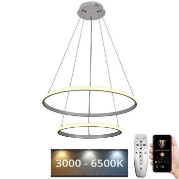 LED Dimmable chandelier on a string LED/75W/230V 3000-6500K + remote control