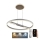 LED Dimmable chandelier on a string LED/75W/230V 3000-6500K + remote control