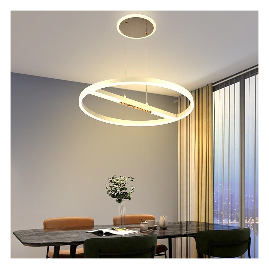 LED Dimmable chandelier on a string LED/75W/230V 3000-6500K + remote control