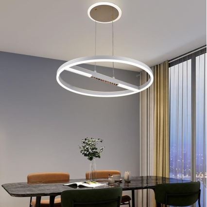 LED Dimmable chandelier on a string LED/75W/230V 3000-6500K + remote control