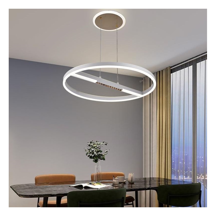 LED Dimmable chandelier on a string LED/75W/230V 3000-6500K + remote control