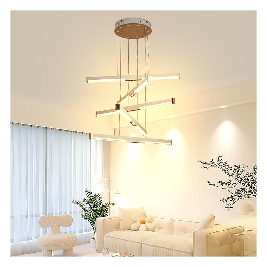 LED Dimmable chandelier on a string LED/75W/230V 3000-6500K + remote control