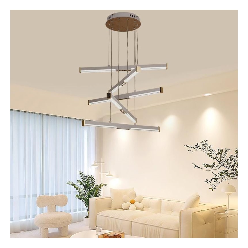 LED Dimmable chandelier on a string LED/75W/230V 3000-6500K + remote control