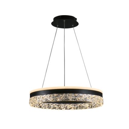 LED Dimmable chandelier on a string LED/80W/230V 3000-6500K black + remote control