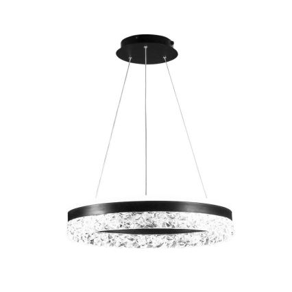 LED Dimmable chandelier on a string LED/80W/230V 3000-6500K black + remote control