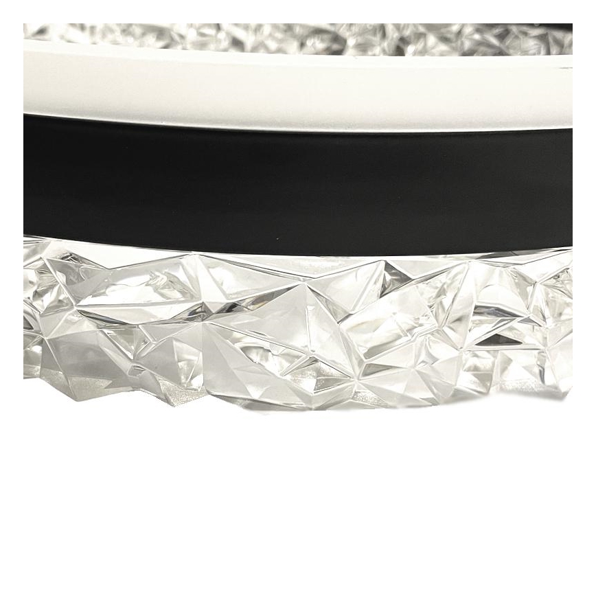 LED Dimmable chandelier on a string LED/80W/230V 3000-6500K black + remote control