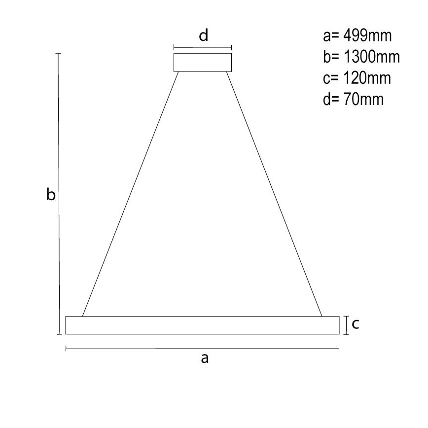 LED Dimmable crystal chandelier on a string LED/80W/230V 3000-6500K black + remote control