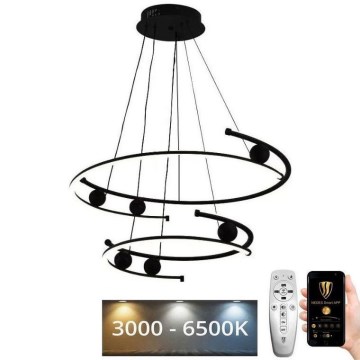 LED Dimmable chandelier on a string LED/80W/230V 3000-6500K d. 60 cm + remote control