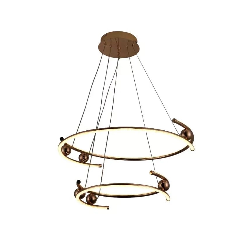 LED Dimmable chandelier on a string LED/80W/230V 3000-6500K d. 60 cm + remote control