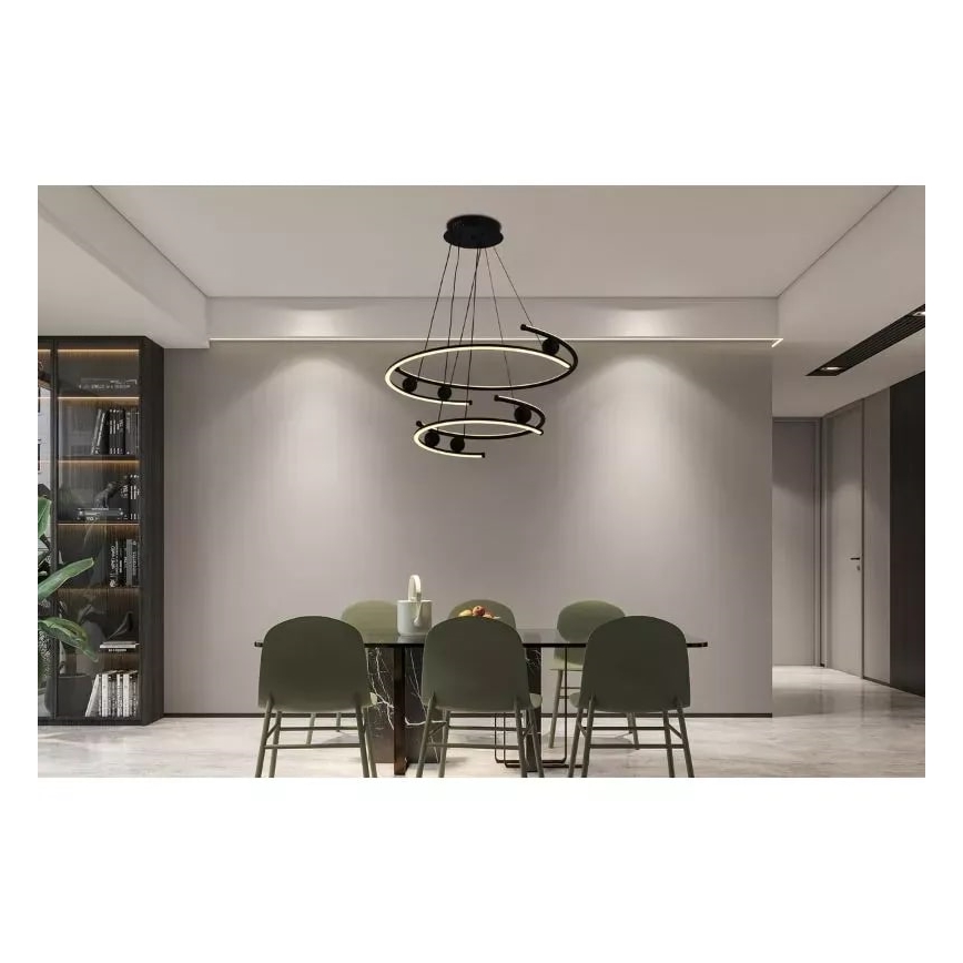 LED Dimmable chandelier on a string LED/80W/230V 3000-6500K + remote control