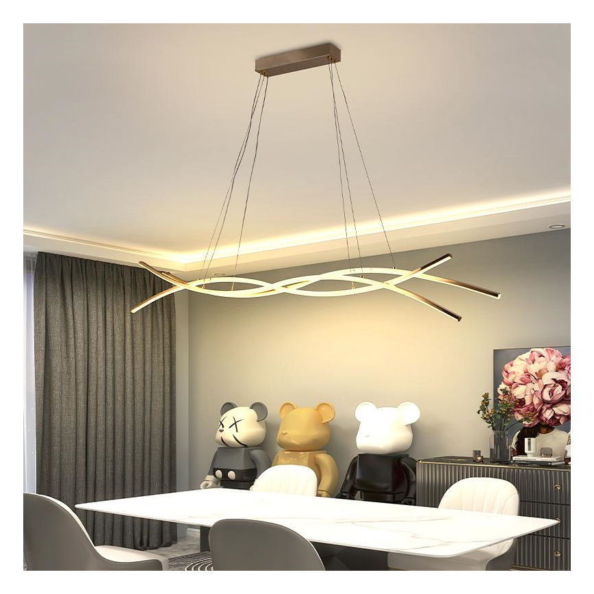 LED Dimmable chandelier on a string LED/80W/230V 3000-6500K + remote control