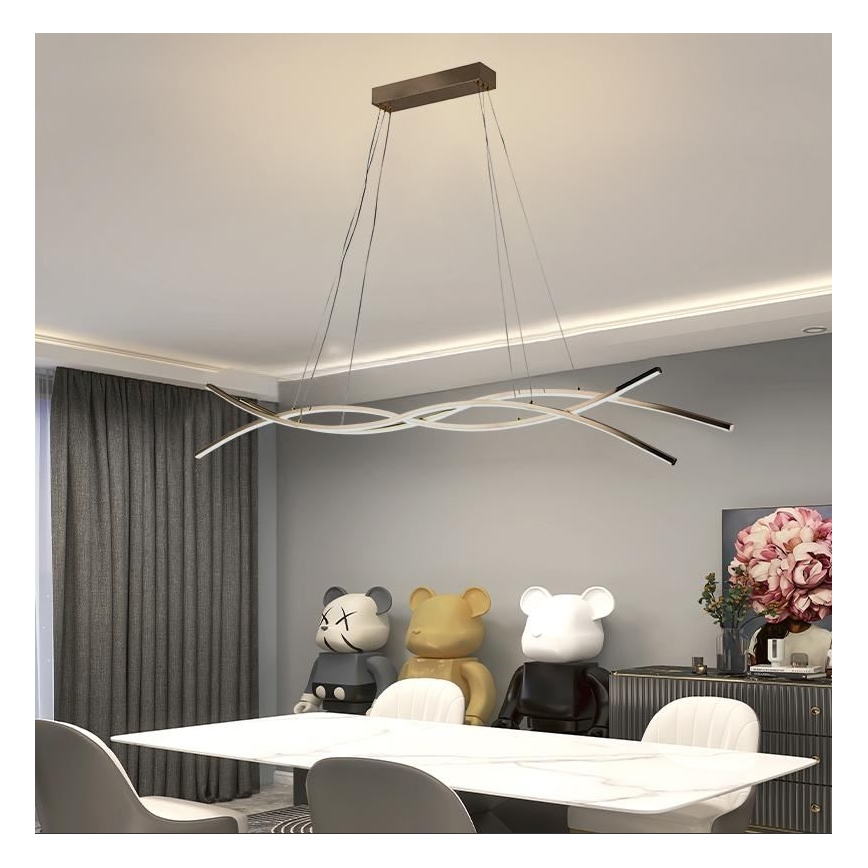 LED Dimmable chandelier on a string LED/80W/230V 3000-6500K + remote control