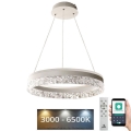 LED Dimmable chandelier on a string LED/80W/230V 3000-6500K white + remote control