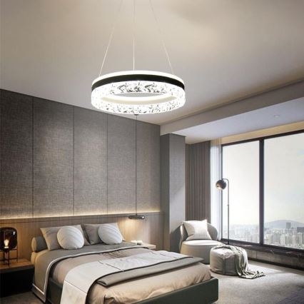 LED Dimmable chandelier on a string LED/80W/230V 3000-6500K white + remote control