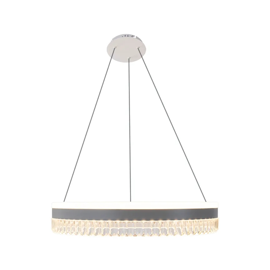 LED Dimmable crystal chandelier on a string LED/80W/230V 3000-6500K white + remote control
