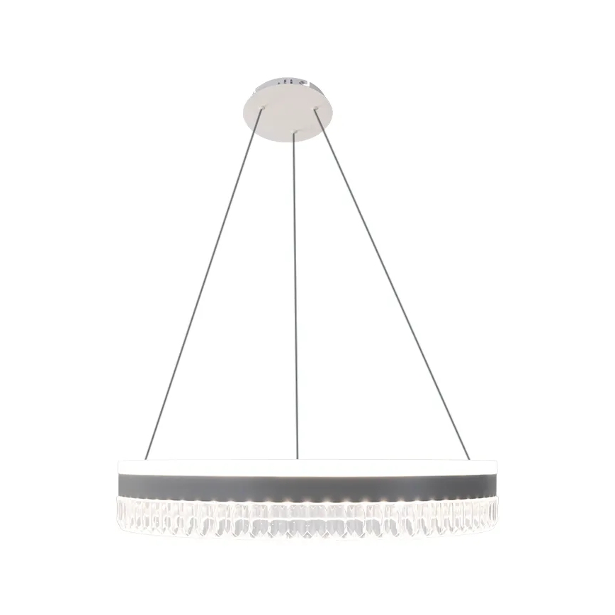 LED Dimmable crystal chandelier on a string LED/80W/230V 3000-6500K white + remote control