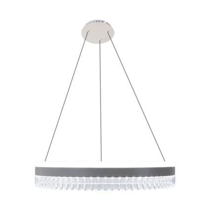 LED Dimmable crystal chandelier on a string LED/80W/230V 3000-6500K white + remote control