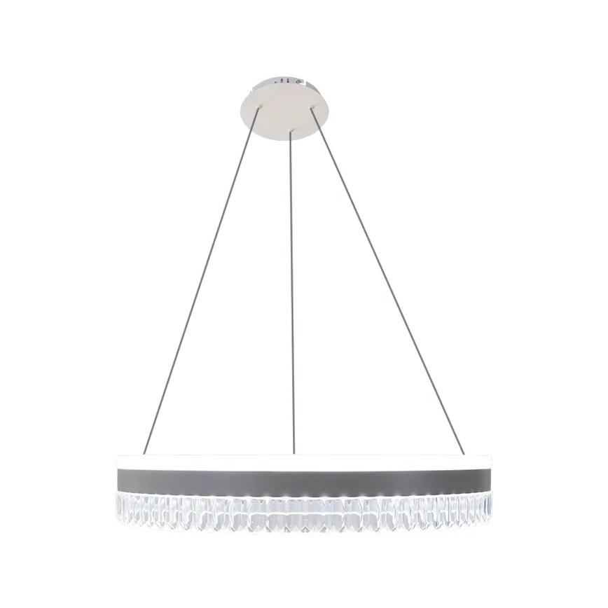 LED Dimmable crystal chandelier on a string LED/80W/230V 3000-6500K white + remote control