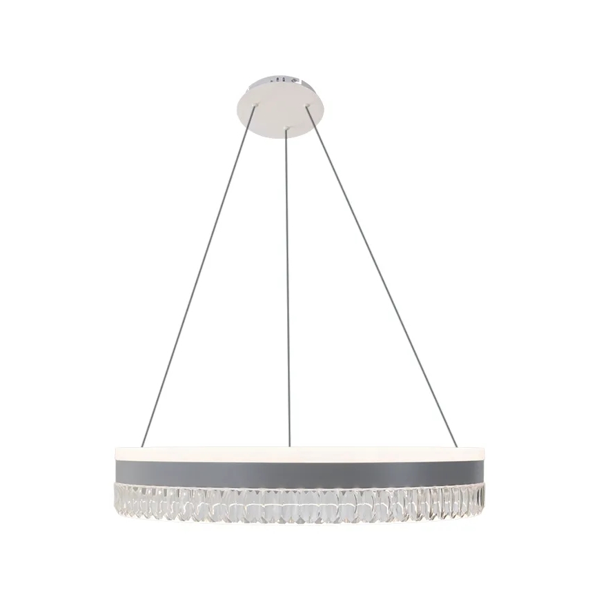 LED Dimmable crystal chandelier on a string LED/80W/230V 3000-6500K white + remote control