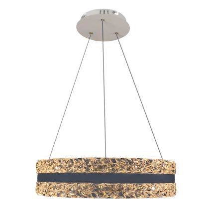LED Dimmable crystal chandelier on a string LED/80W/230V 3000-6500K white + remote control