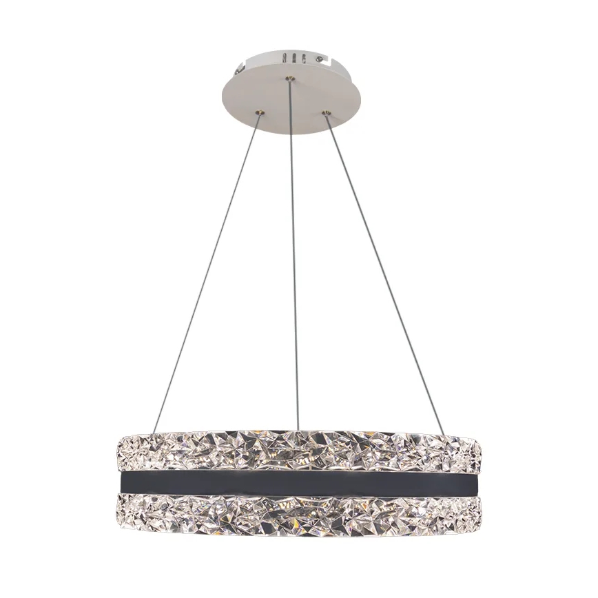 LED Dimmable crystal chandelier on a string LED/80W/230V 3000-6500K white + remote control