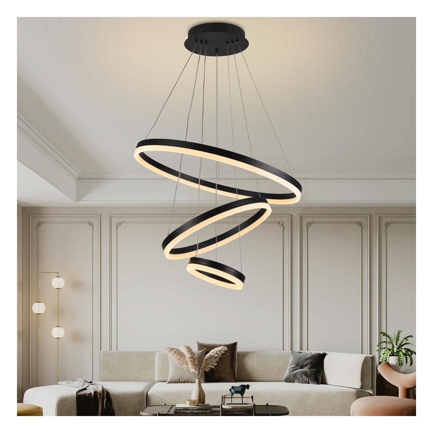LED Dimmable chandelier on a string LED/85W/230V 3000-6500K d. 60 cm + remote control