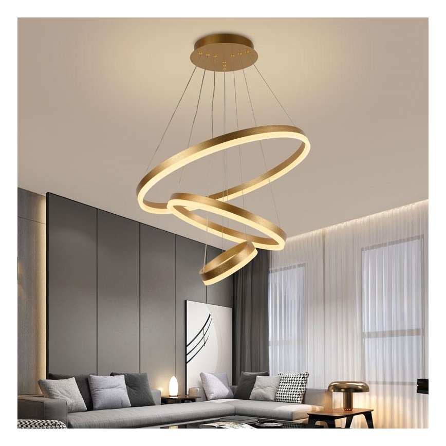 LED Dimmable chandelier on a string LED/85W/230V 3000-6500K + remote control