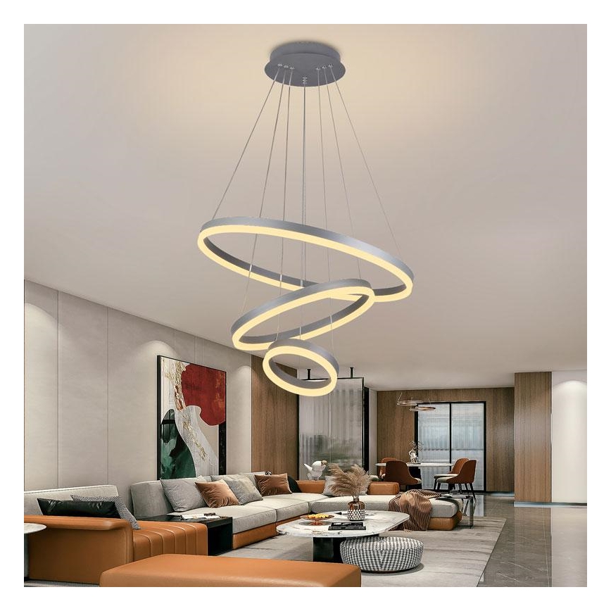 LED Dimmable chandelier on a string LED/85W/230V 3000-6500K + remote control