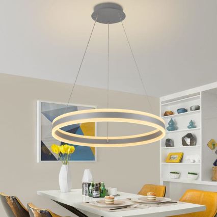 LED Dimmable chandelier on a string LED/85W/230V 3000-6500K d. 60 cm + remote control