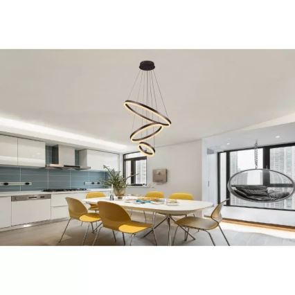 LED Dimmable chandelier on a string LED/85W/230V 3000-6500K + remote control