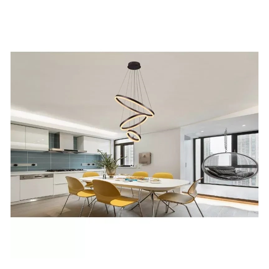 LED Dimmable chandelier on a string LED/85W/230V 3000-6500K + remote control