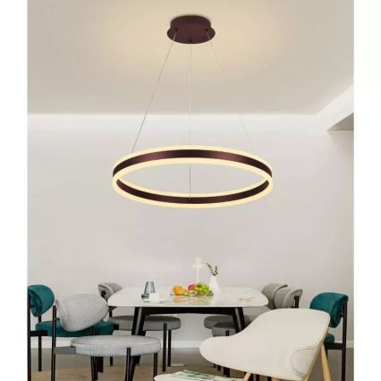 LED Dimmable chandelier on a string LED/85W/230V 3000-6500K d. 60 cm + remote control