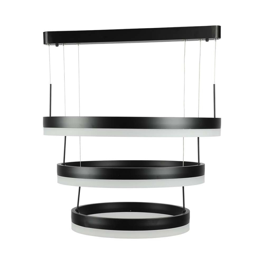 LED Dimmable chandelier on a string LED/86W/230V 3000K black