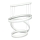 LED Dimmable chandelier on a string LED/86W/230V 3000K white