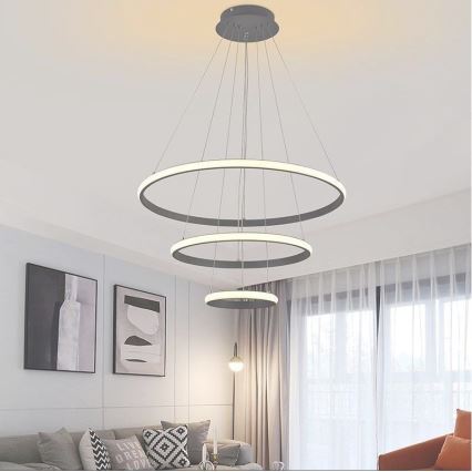 LED Dimmable chandelier on a string LED/90W/230V 3000-6500K + remote control