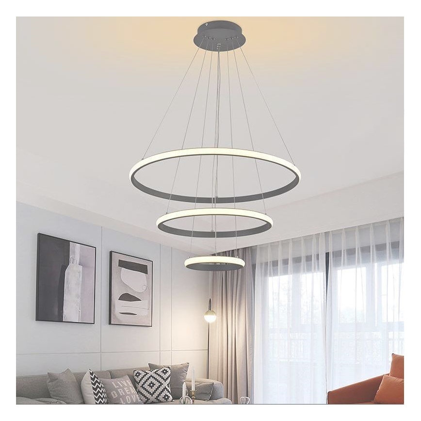 LED Dimmable chandelier on a string LED/90W/230V 3000-6500K + remote control