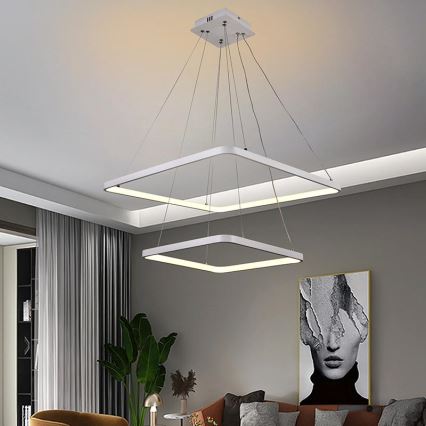 LED Dimmable chandelier on a string LED/90W/230V 3000-6500K + remote control
