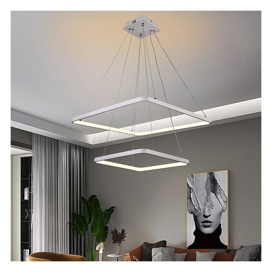 LED Dimmable chandelier on a string LED/90W/230V 3000-6500K + remote control