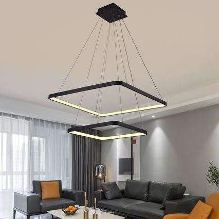 LED Dimmable chandelier on a string LED/90W/230V 3000-6500K + remote control
