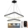 LED Dimmable chandelier on a string LED/90W/230V 3000-6500K + remote control